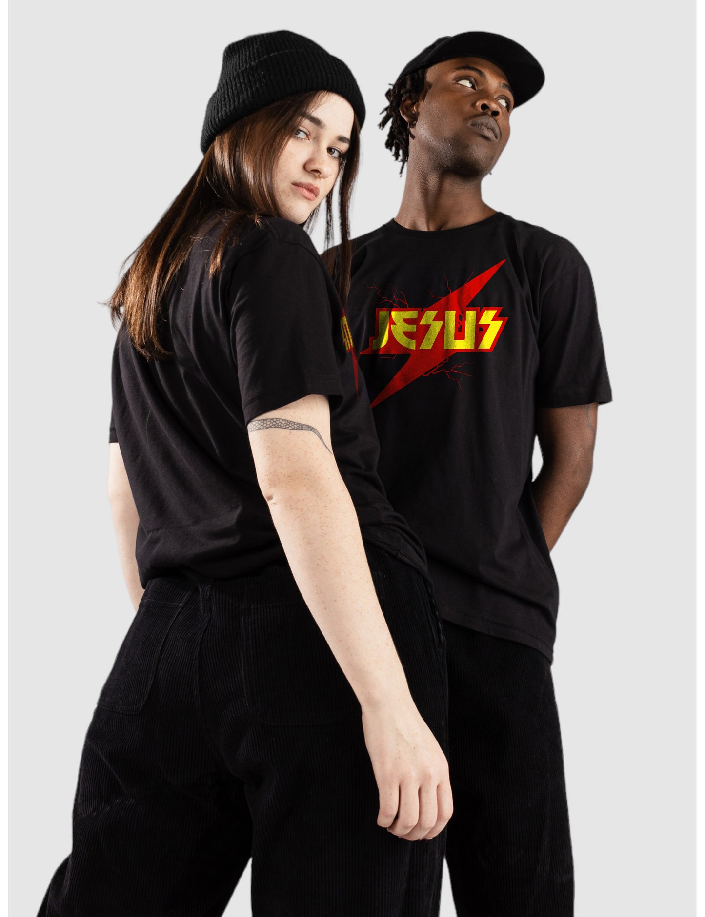 Camsieta Streetwear Unisex Gospel - Jesus Luz - Marrom