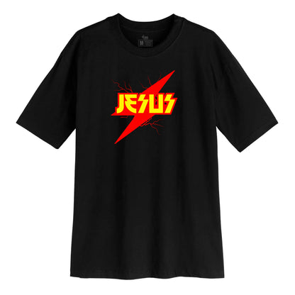 Camsieta Streetwear Unisex Gospel - Jesus Luz - Marrom