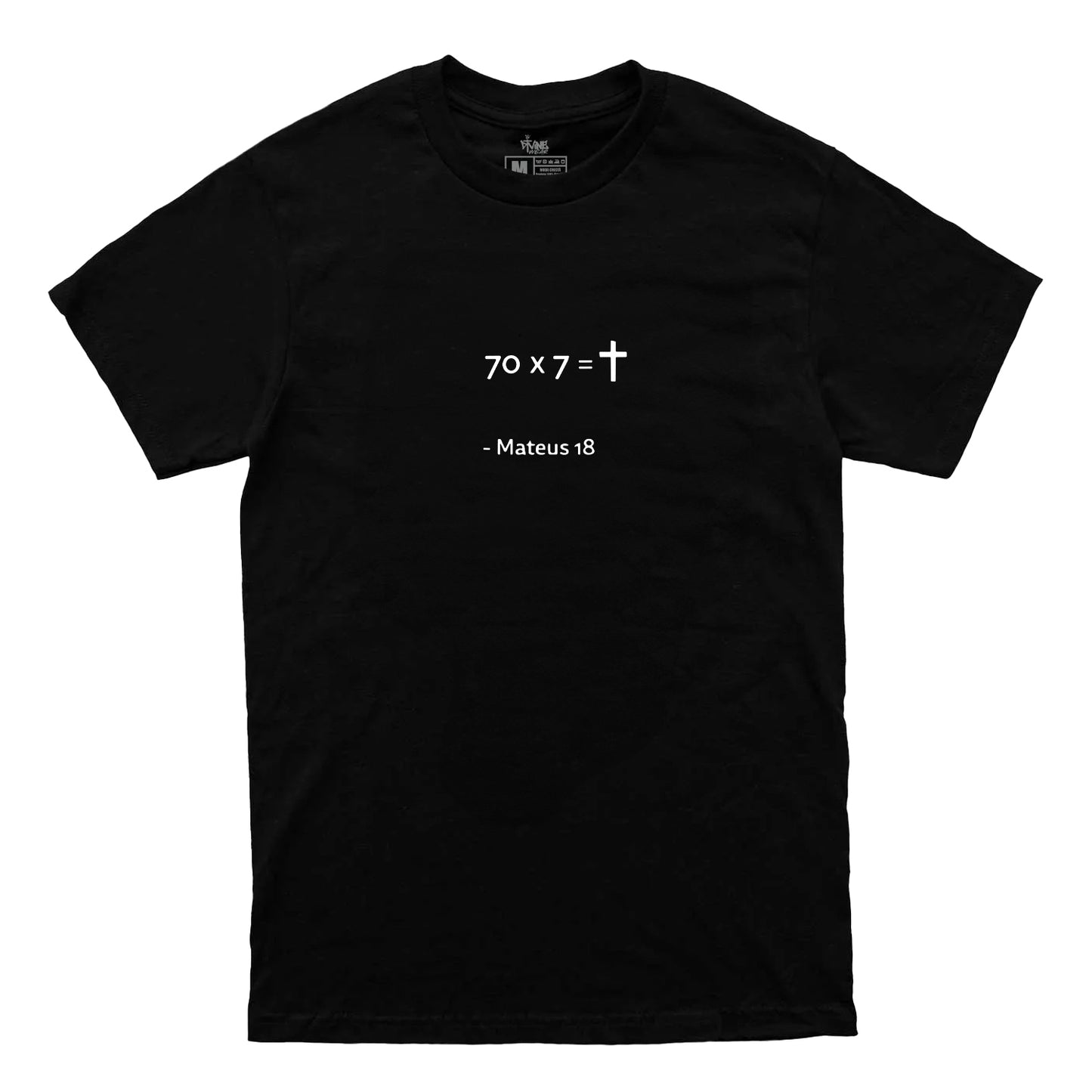 Camiseta Regular Masculina - 70x7 - Preto